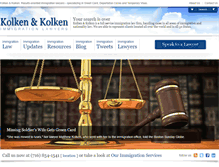 Tablet Screenshot of kolkenandkolken.com